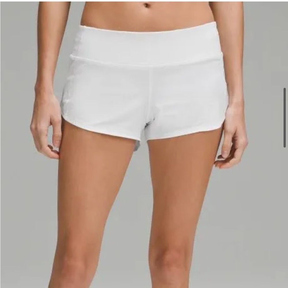 White lululemon shorts - size 6